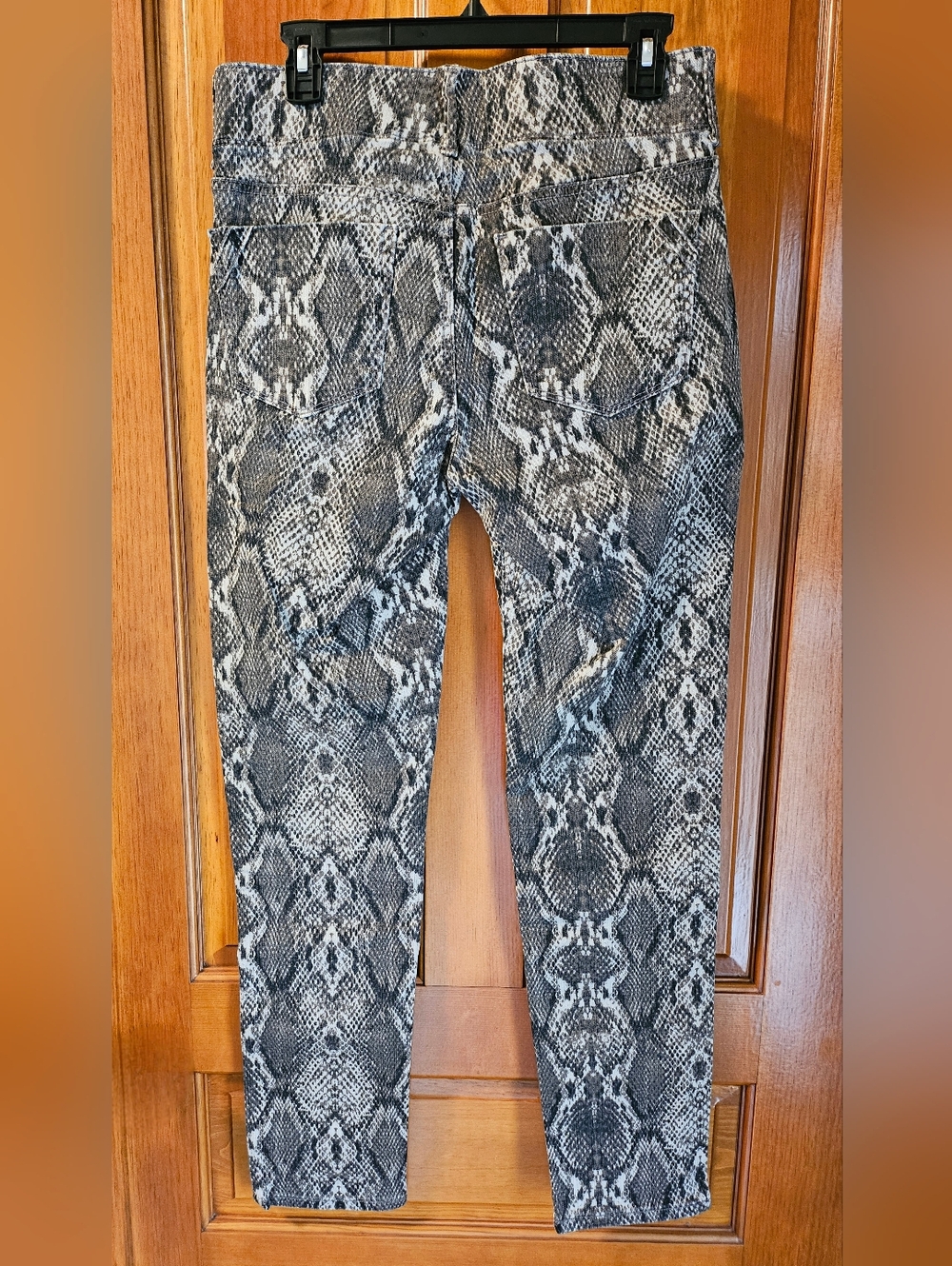 Apt 9 Snake Print Stretch Pants - Neutral Tones Size 10